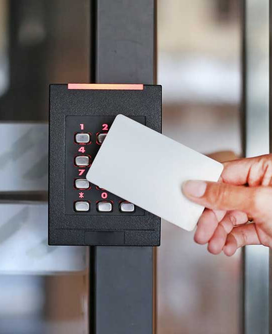 Keycard access panel